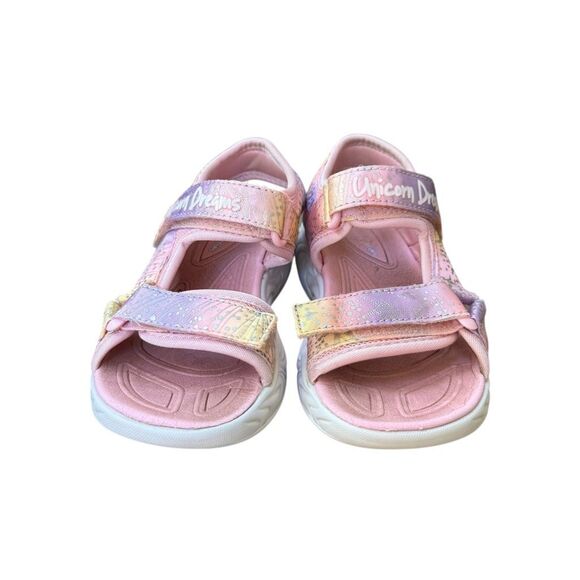 Skechers Unicorn Dreams Majestic Bliss Light-Up Sandal - Kids size 12 - Picture 3 of 7